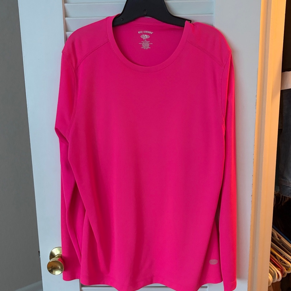 Pink Reel Legends Long Sleeve Top